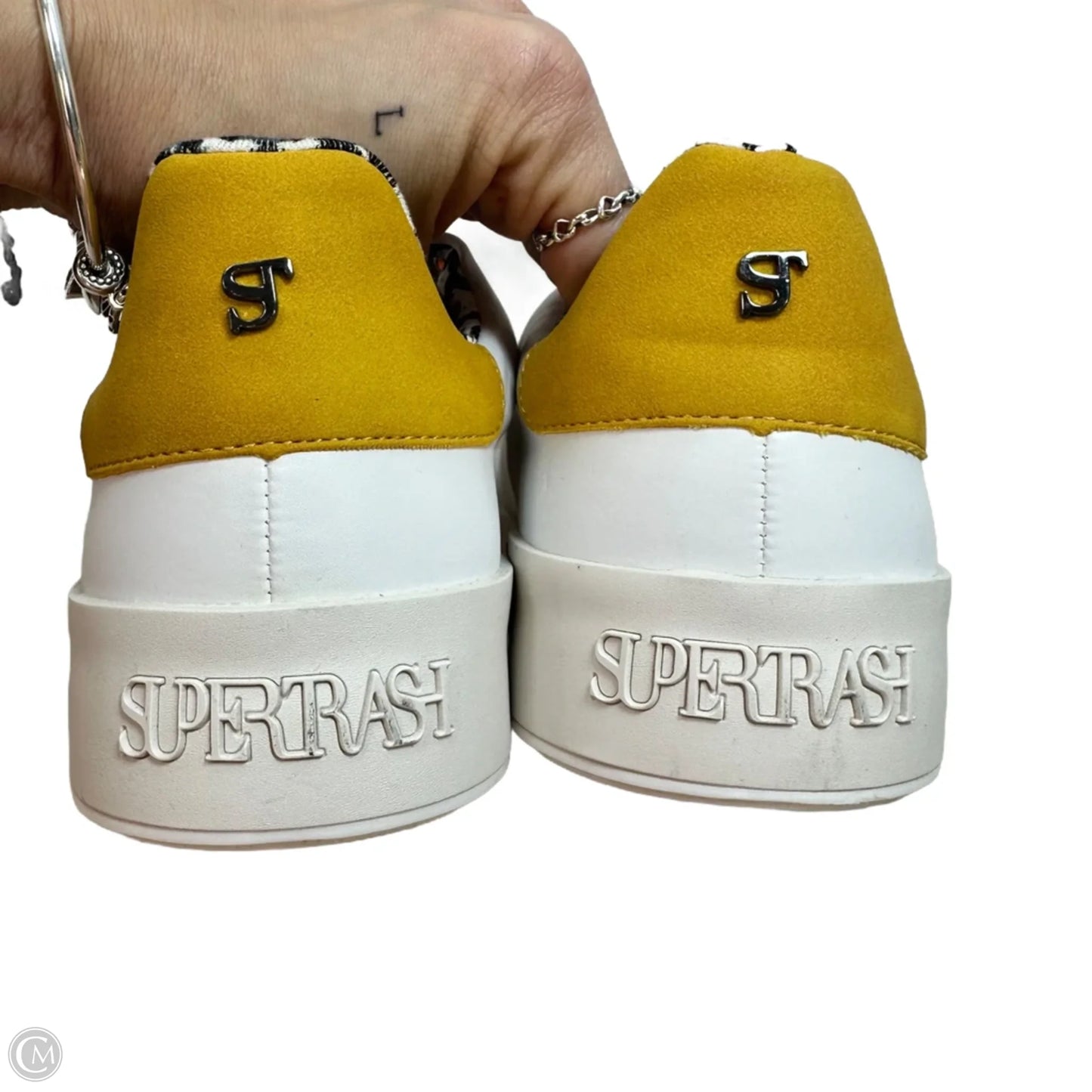 Shoes Sneakers By Supertrash In White, Size: 8