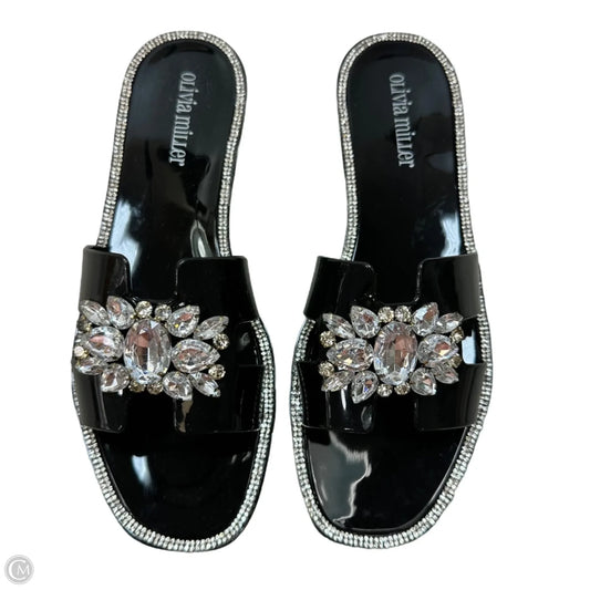 Sandals Flats By Olivia Miller In Black, Size: 9