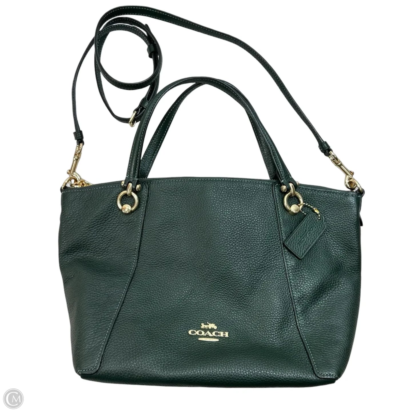 Kacey Satchel Handbag Designer By Coach, Size: Medium