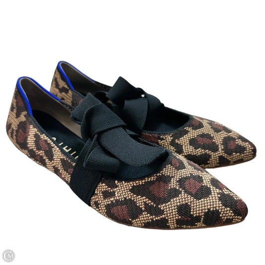 Shoes Flats By Rothys In Leopard Print, Size: 7