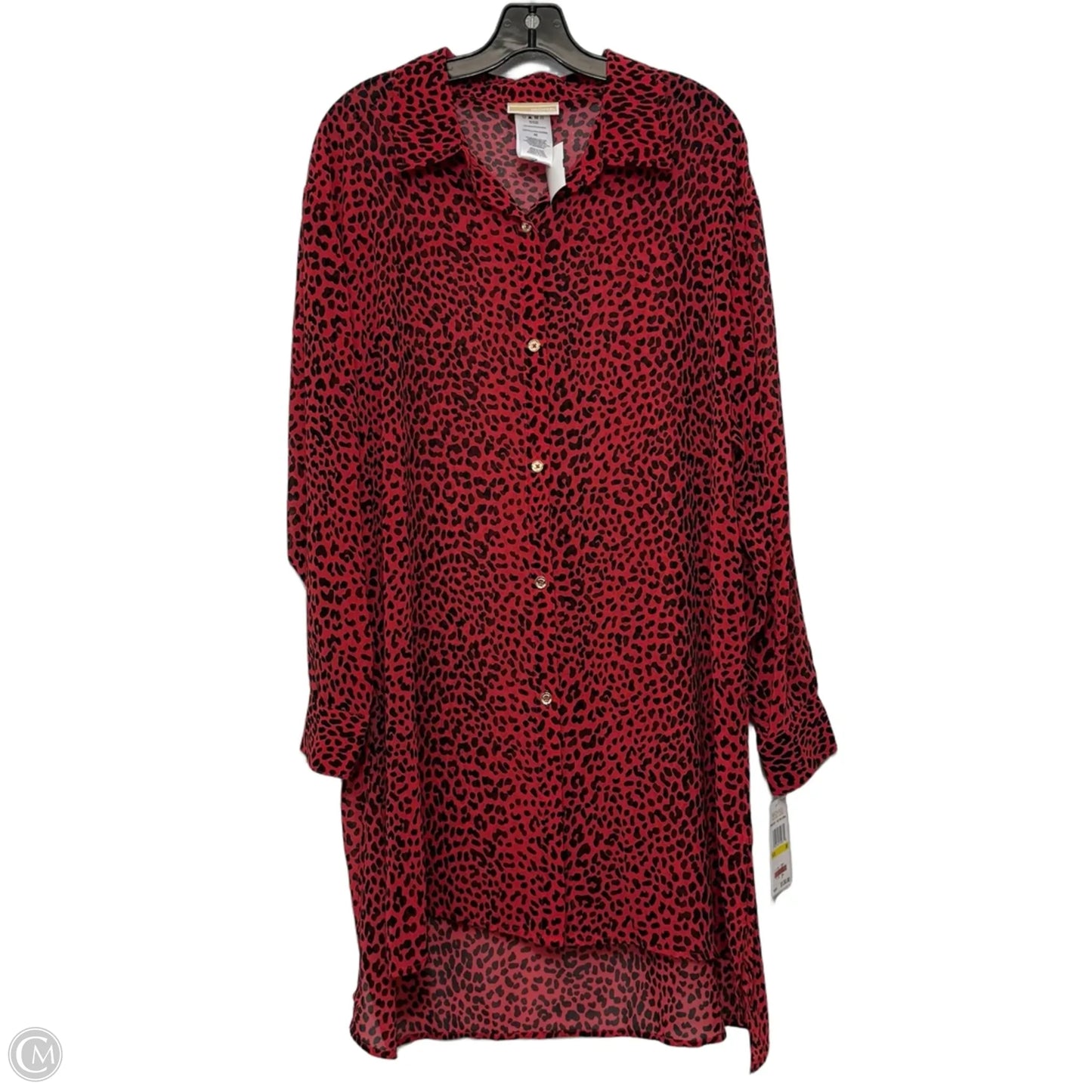 Dress Casual Short By Michael By Michael Kors In Leopard Print, Size: M