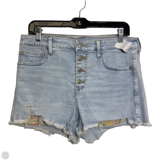 Shortalls By American Eagle In Blue Denim, Size: 6