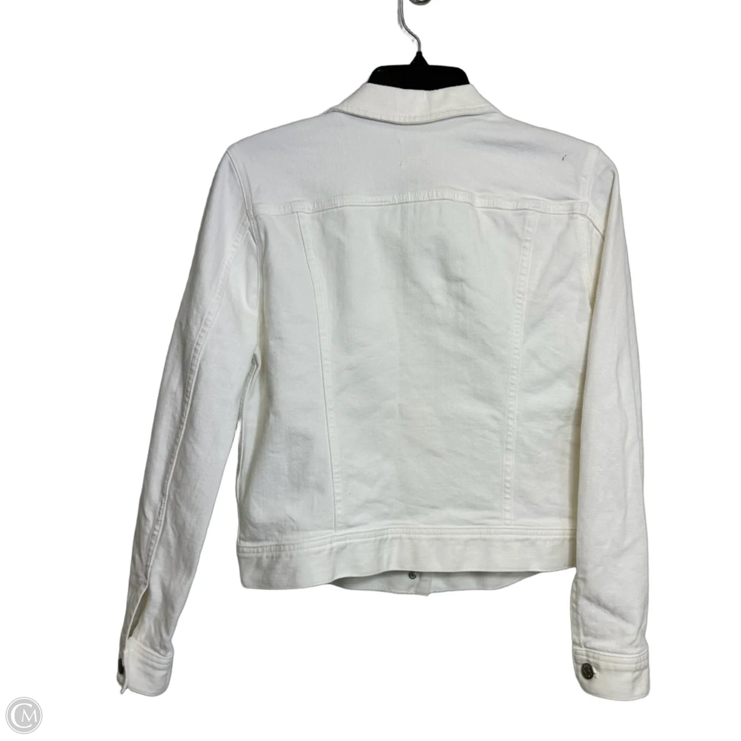 Jacket Denim By J. Crew In White, Size: S