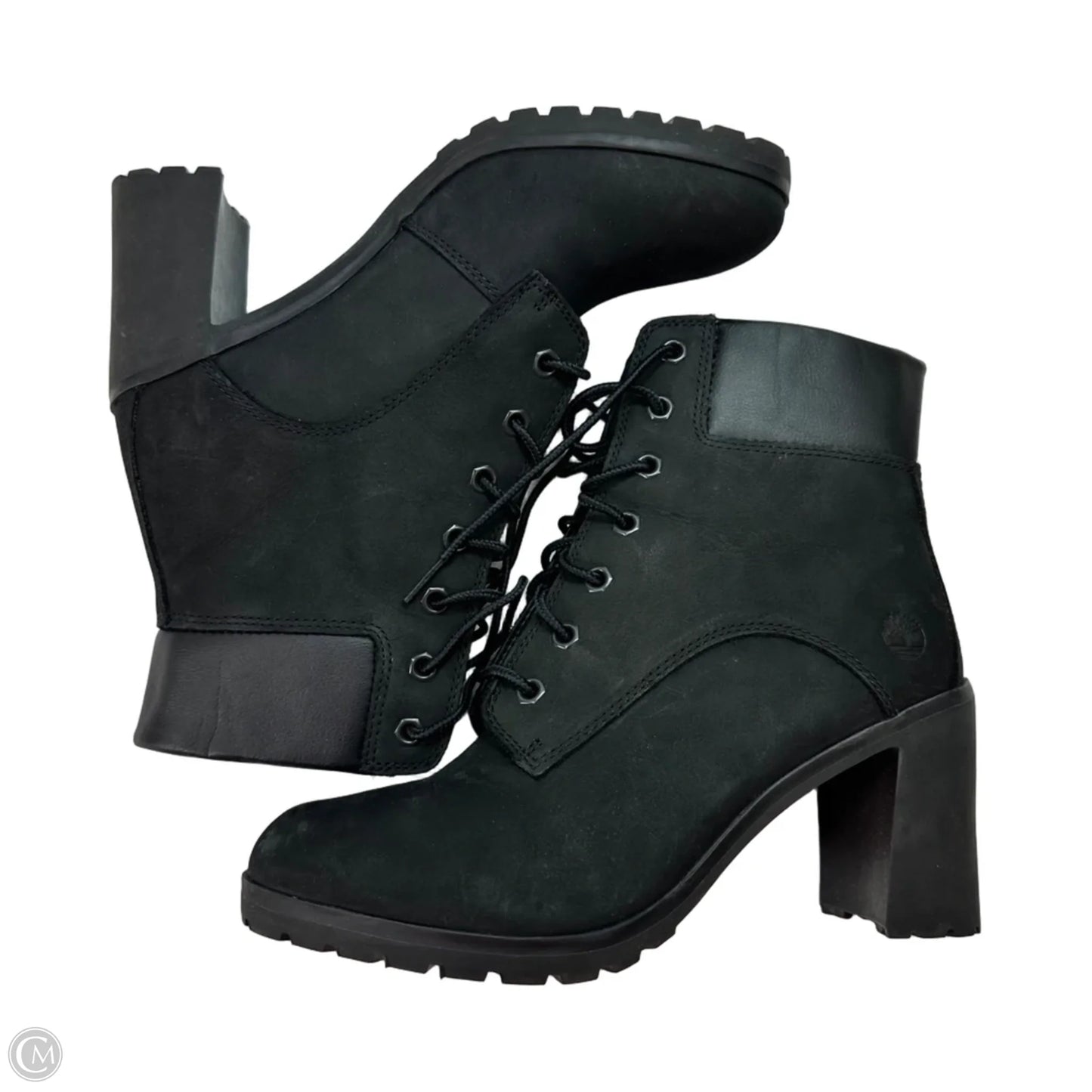 Boots Ankle Heels By Timberland In Black, Size: 8