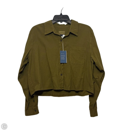 Top Long Sleeve By Universal Thread In Green, Size: L