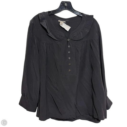 Top Long Sleeve By J. Crew In Grey, Size: L