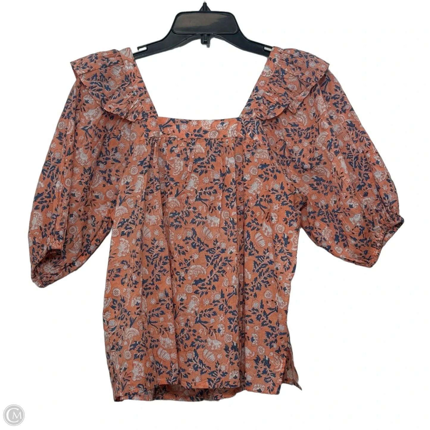 Top Short Sleeve By Cleobella In Orange, Size: S