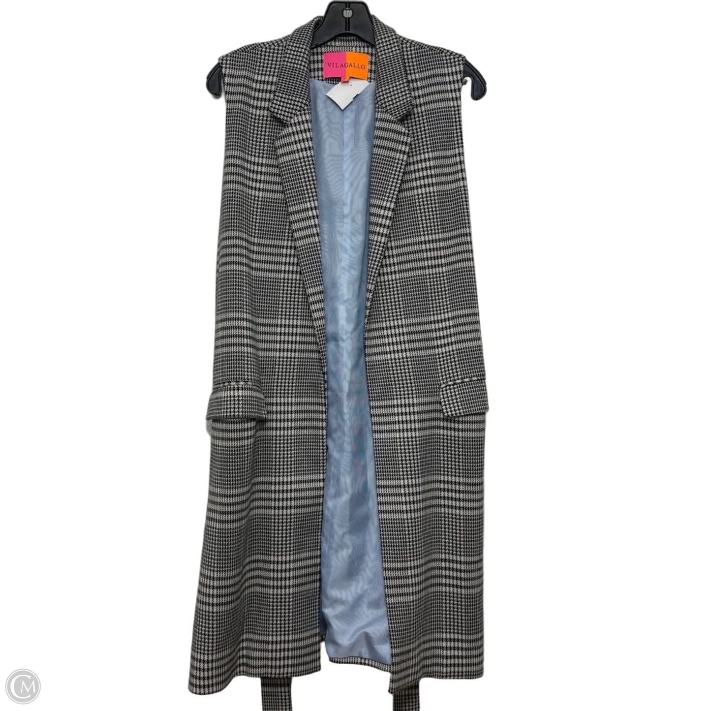 Vest Other By VILLAGALLO In Checkered Pattern, Size: Xl