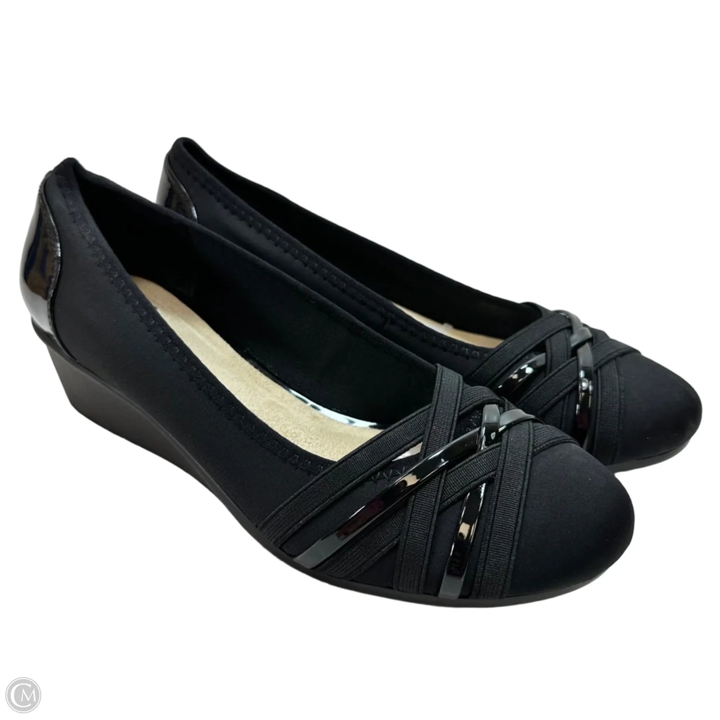 Shoes Flats By Cliffs In Black, Size: 9