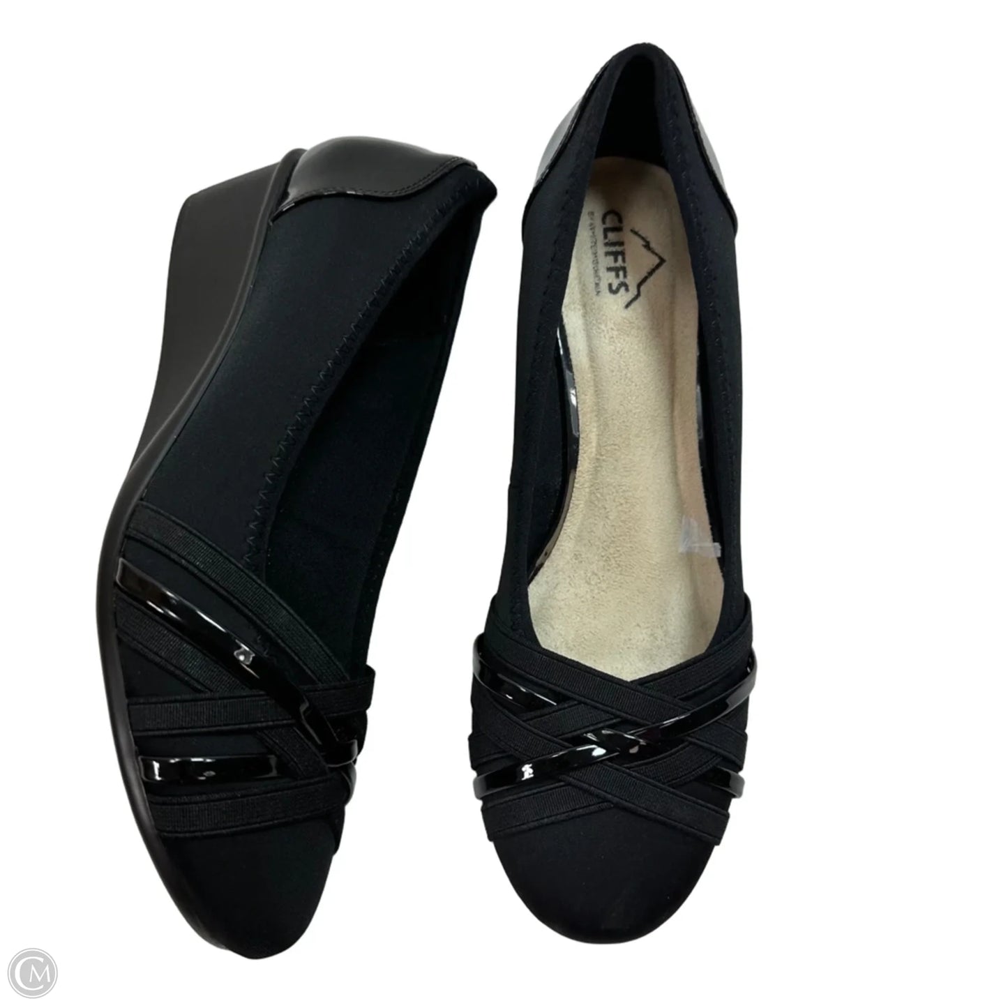 Shoes Flats By Cliffs In Black, Size: 9