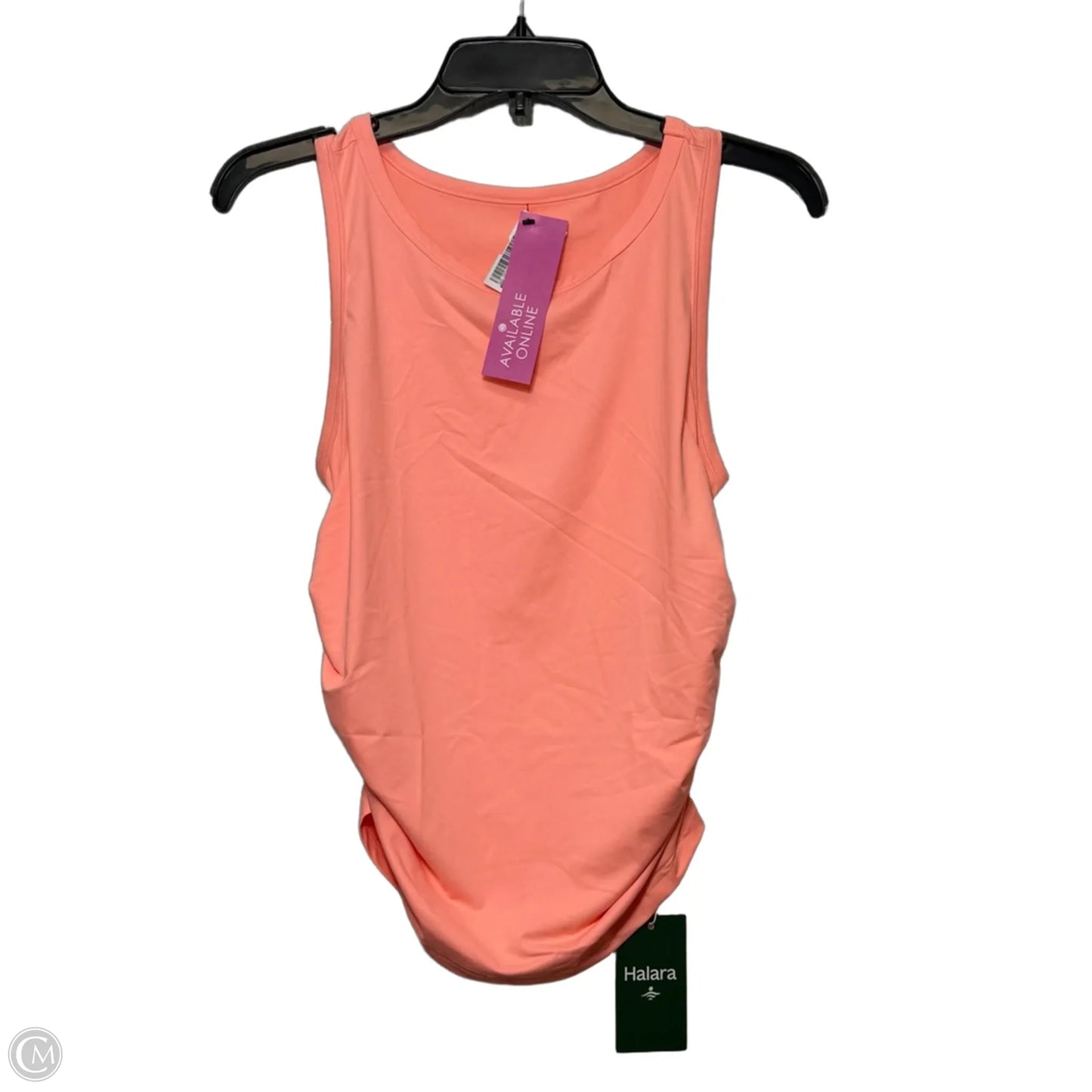 Top Sleeveless Basic By Halara In Orange, Size: M