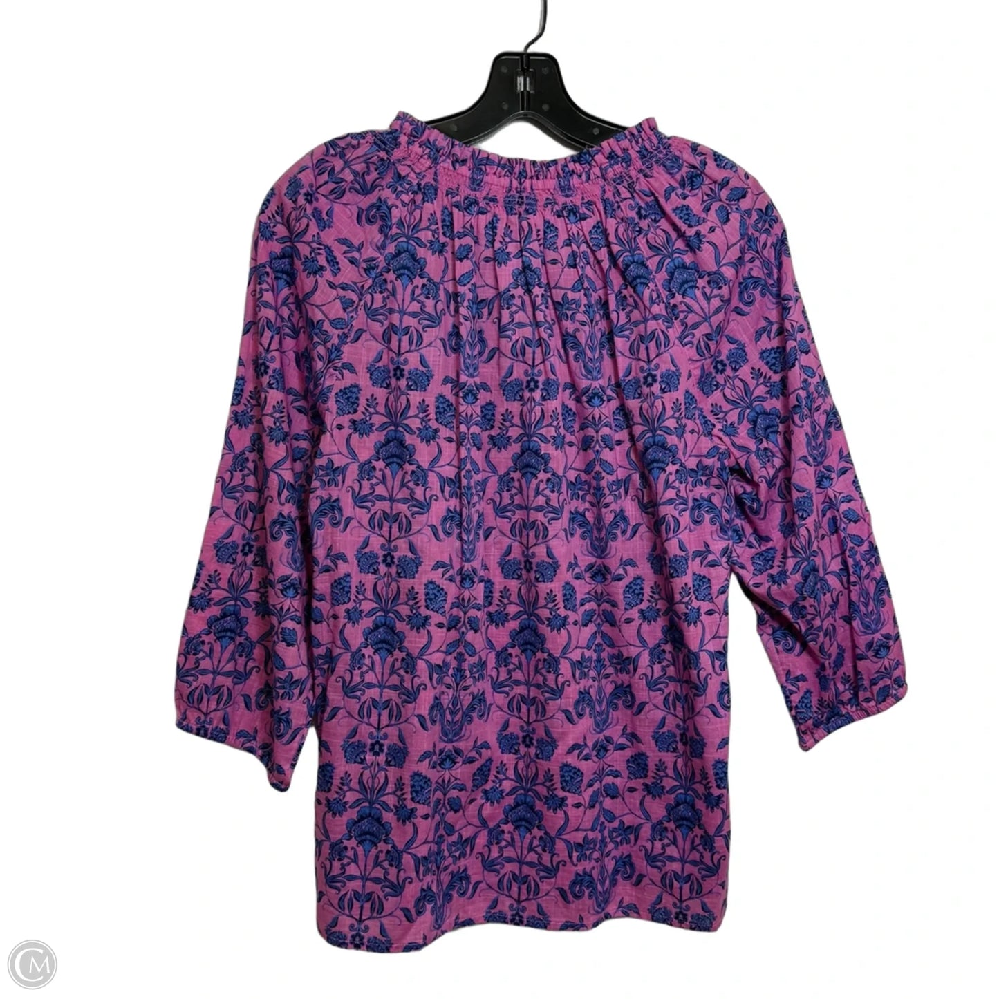 Top Long Sleeve By J. Jill In Floral Print, Size: S