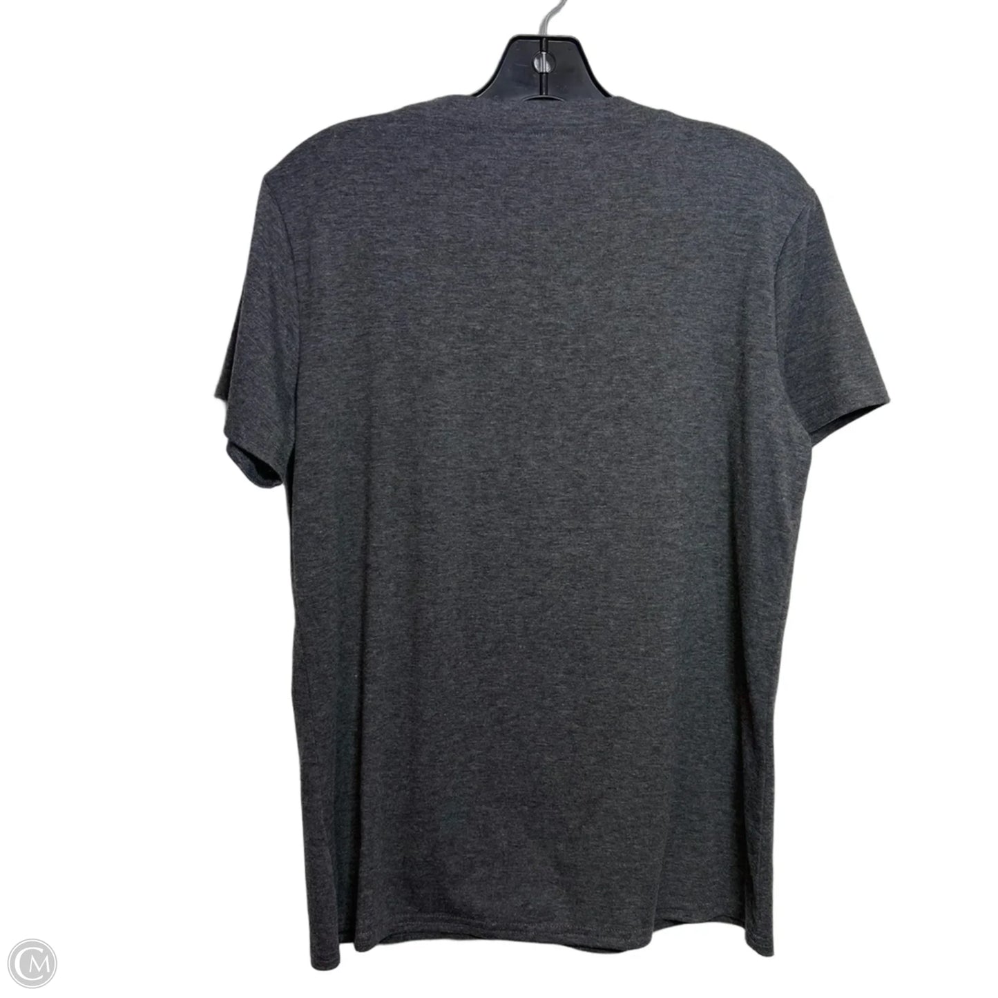 Top Short Sleeve Basic By Clothes Mentor In Grey, Size: M