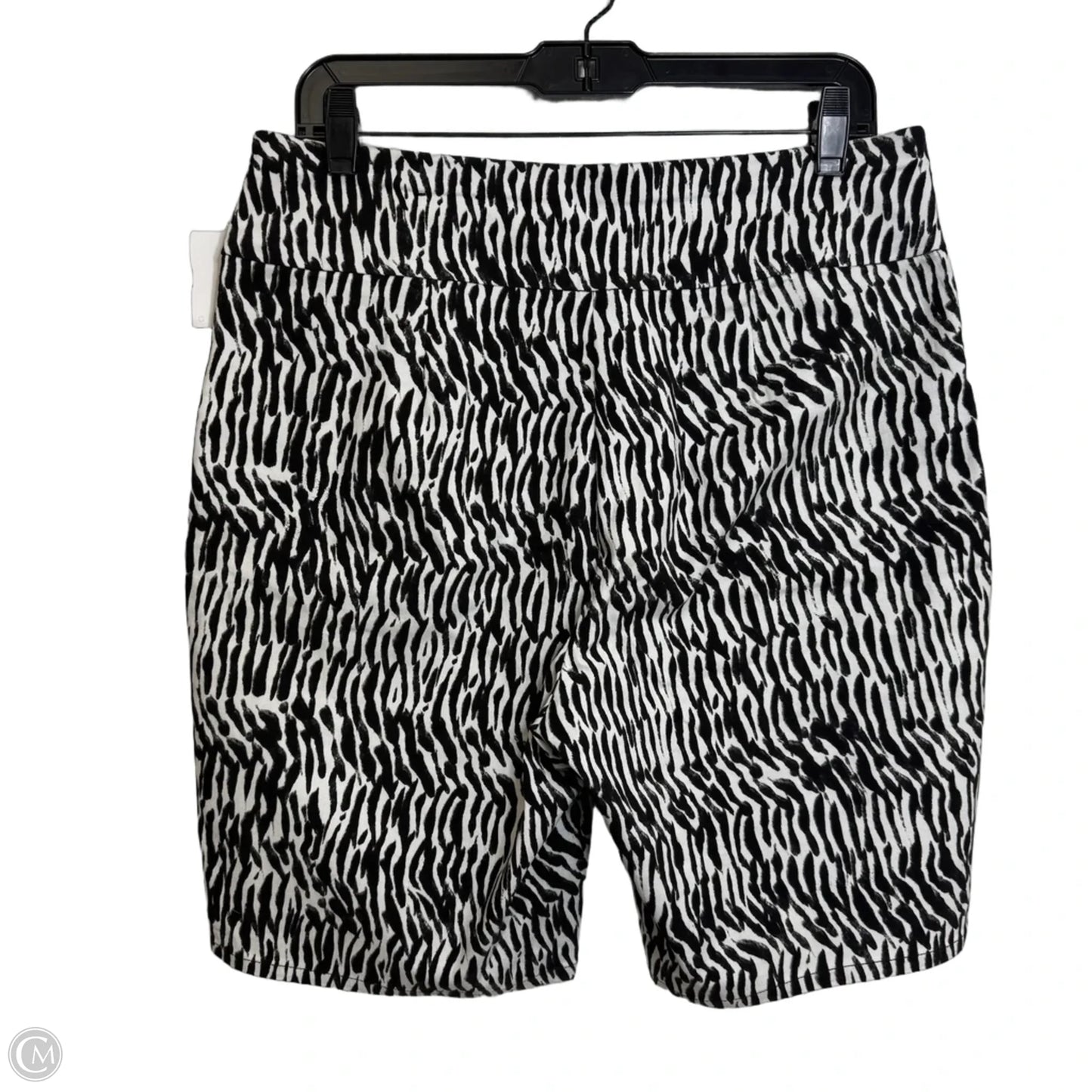 Shorts By Inc In Black & White, Size: 10