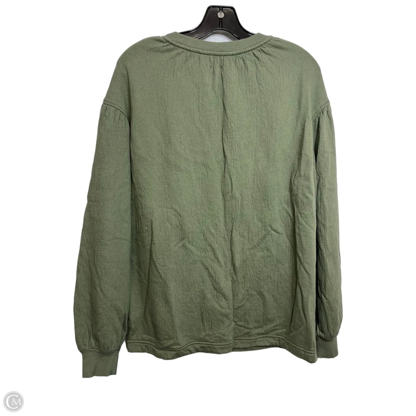 Top Long Sleeve By Aerie In Green, Size: Xxs