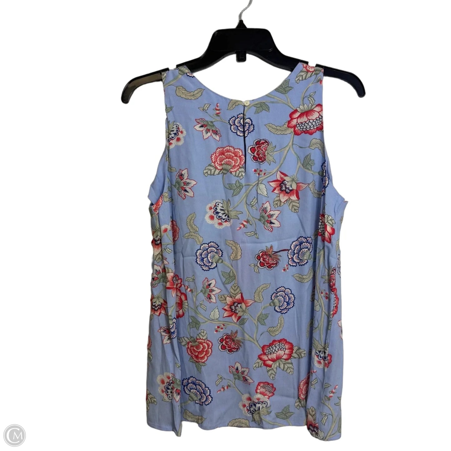 Top Sleeveless Basic By Loft In Floral Print, Size: M