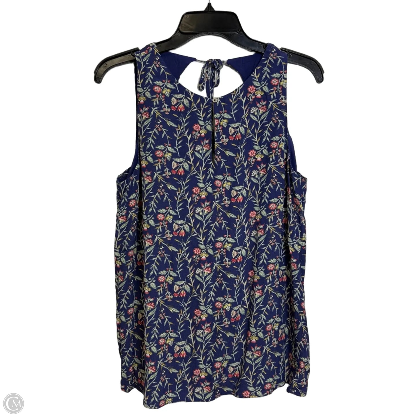 Top Sleeveless Basic By Loft In Floral Print, Size: M