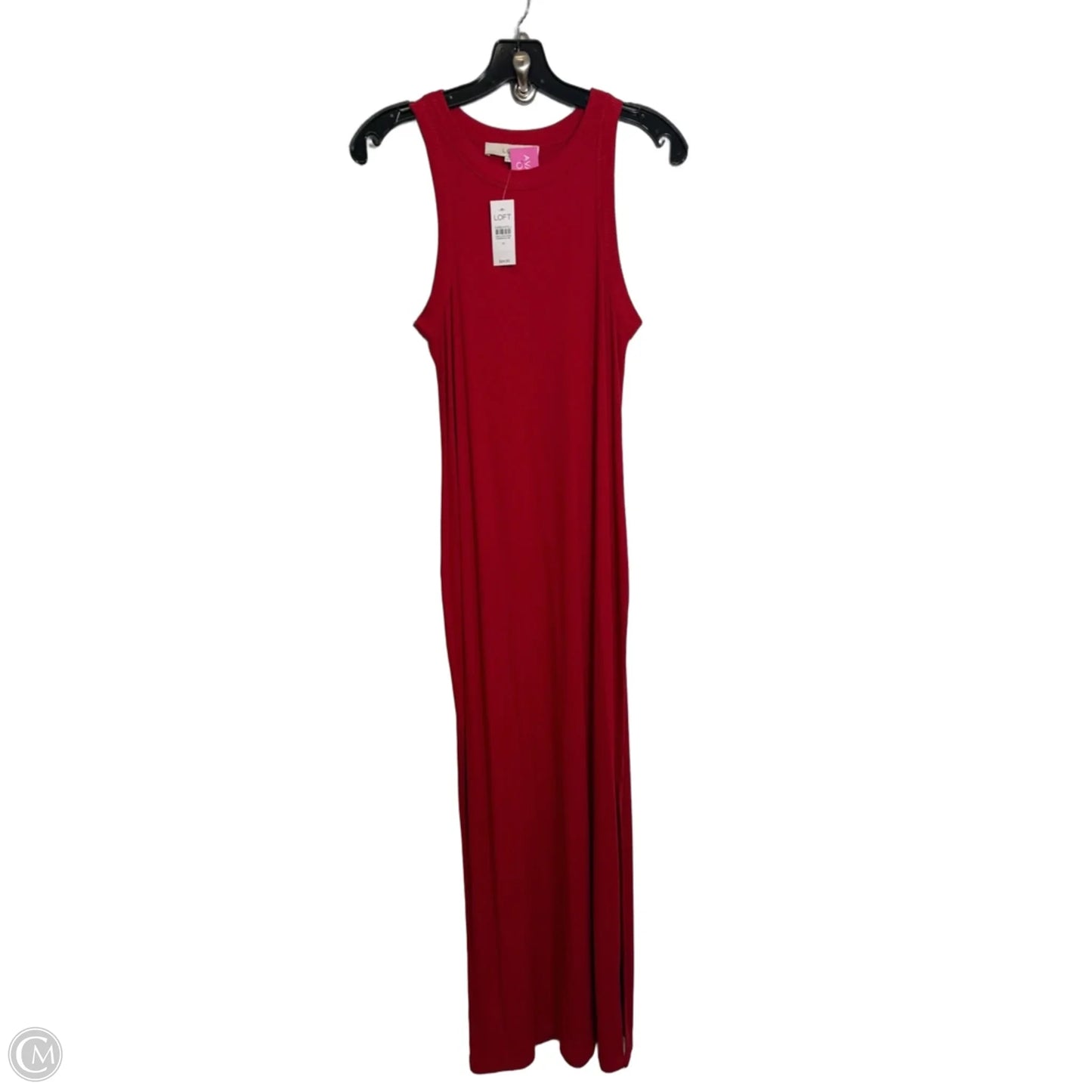 Dress Casual Maxi By Loft In Red, Size: M