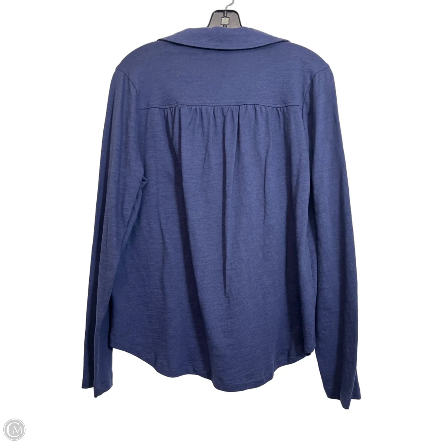 Top Long Sleeve By Clothes Mentor In Navy, Size: S