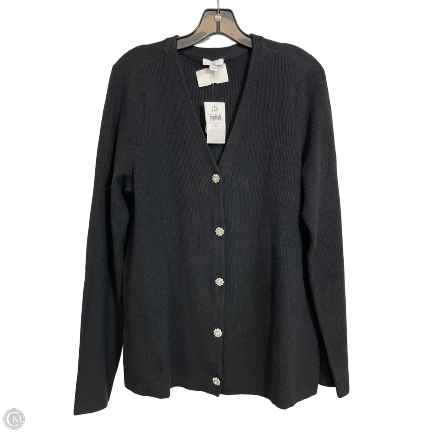 Cardigan By J. Jill In Black, Size: M