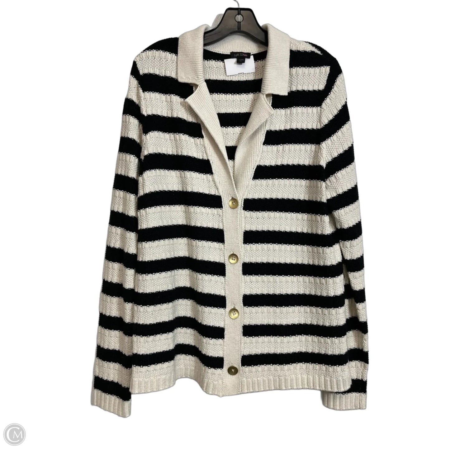 Cardigan By J. Jill In Striped Pattern, Size: S
