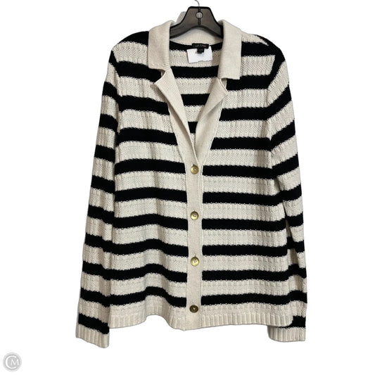 Cardigan By J. Jill In Striped Pattern, Size: S