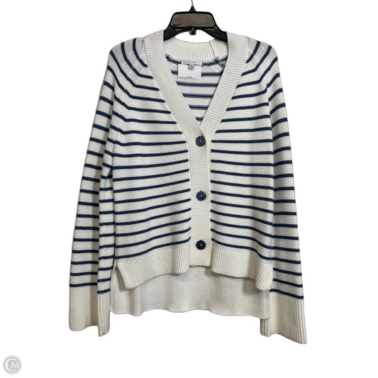 Cardigan By Clothes Mentor In Striped Pattern, Size: M