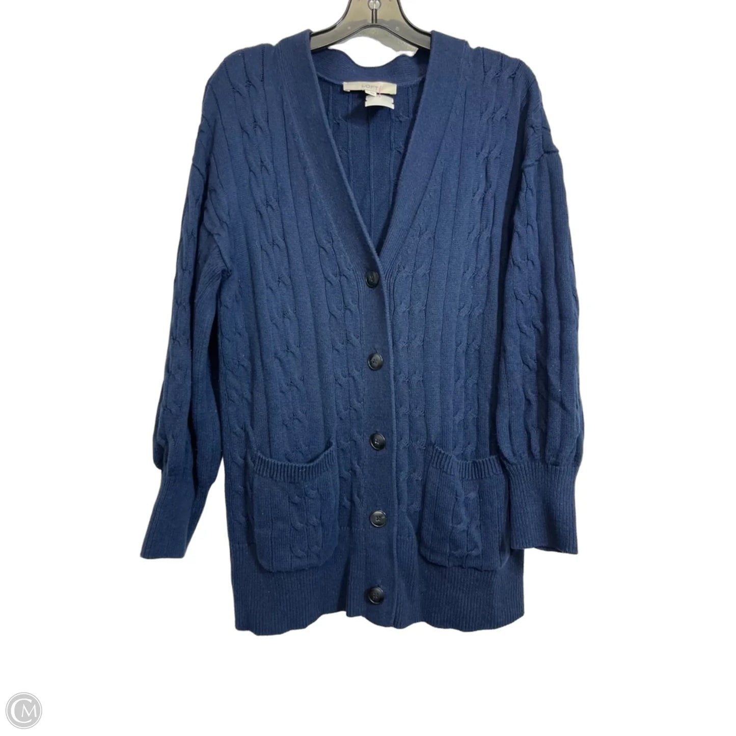 Cardigan By Loft In Navy, Size: L