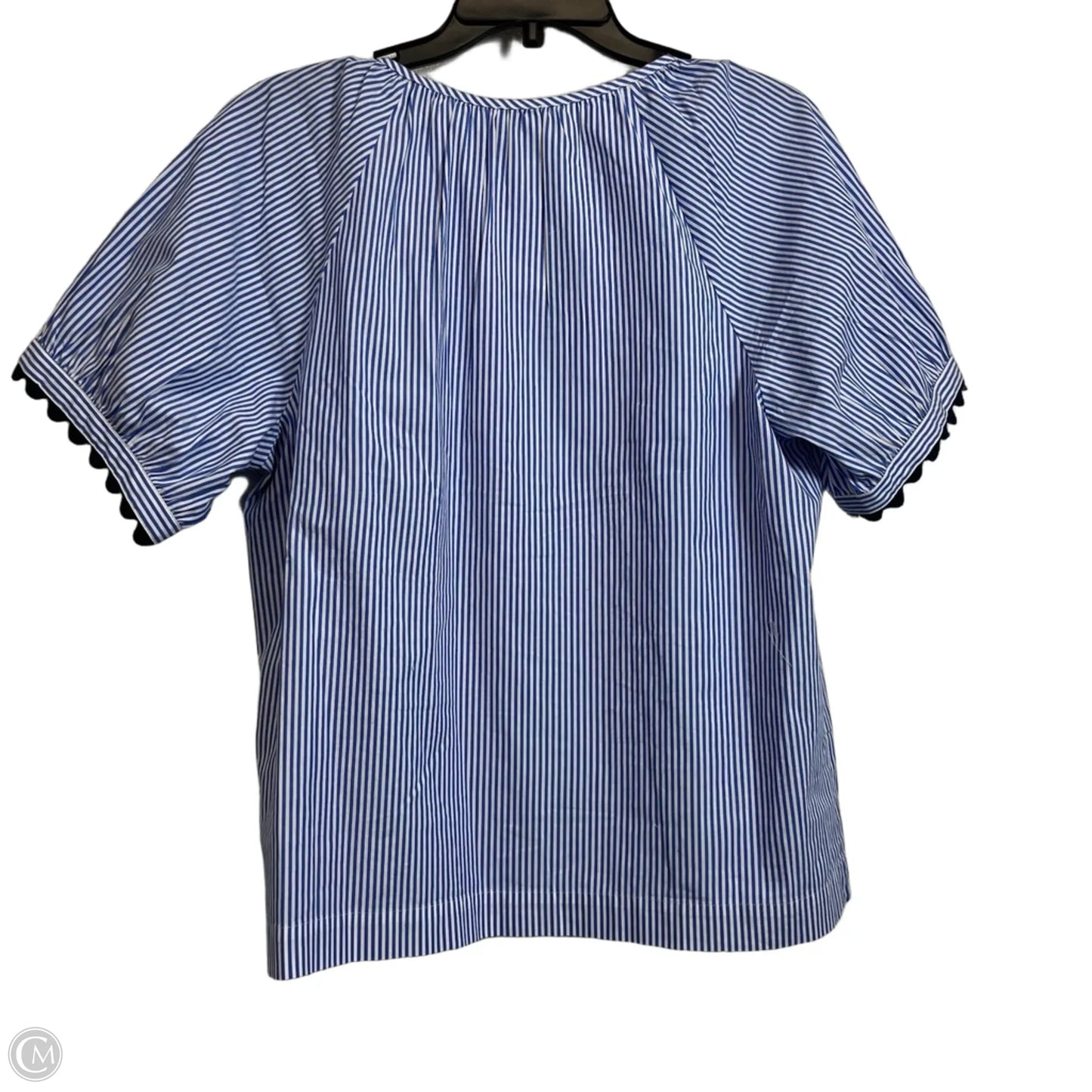 Top Short Sleeve By J. Crew In Striped Pattern, Size: L