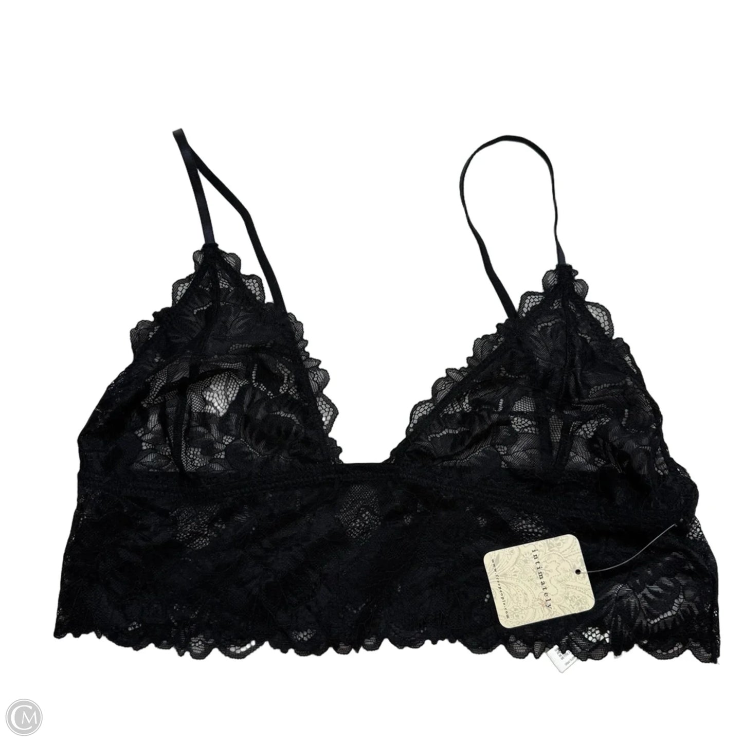 Bralette By Free People In Black, Size: L
