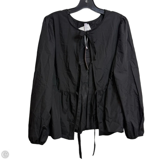 Top Long Sleeve By Clothes Mentor In Black, Size: S
