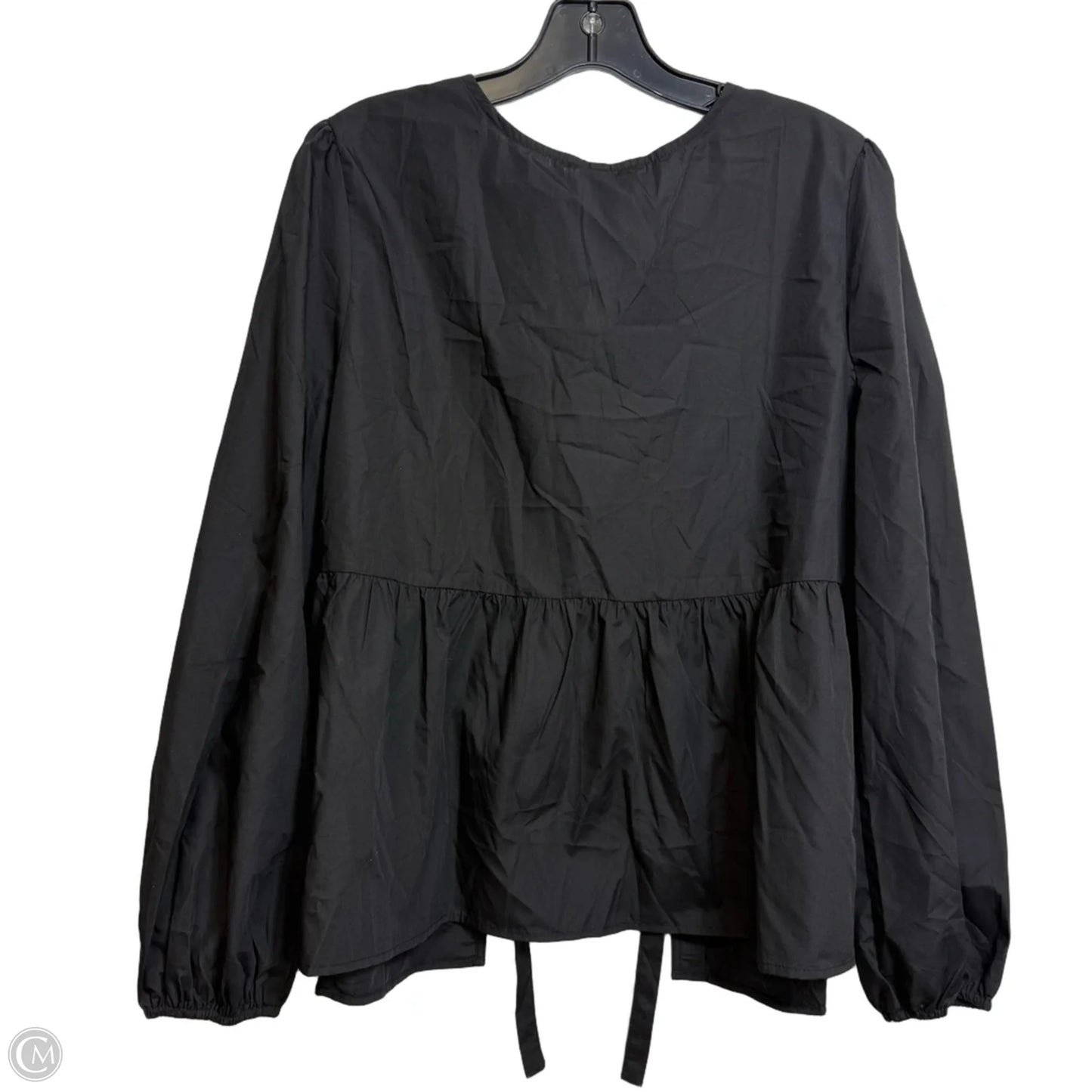 Top Long Sleeve By Clothes Mentor In Black, Size: S