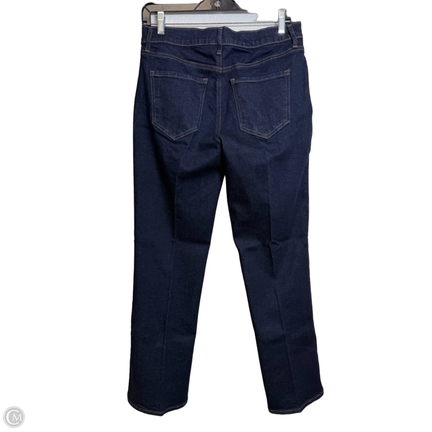 Jeans Boot Cut By Express In Blue Denim, Size: 4