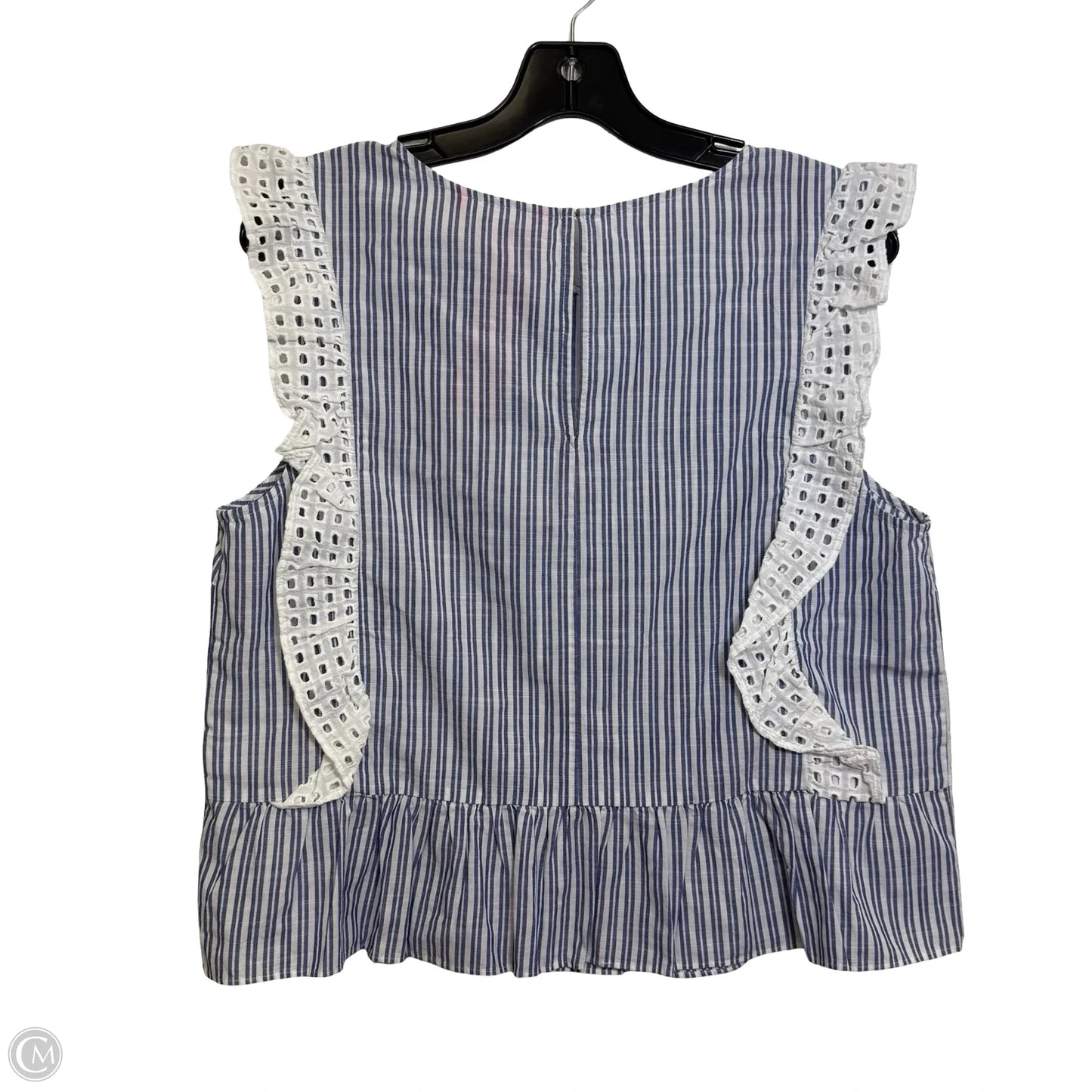 Top Sleeveless Designer By Lilly Pulitzer In Striped Pattern, Size: L