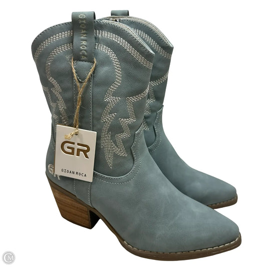 Boots Western By Clothes Mentor In Blue, Size: 9