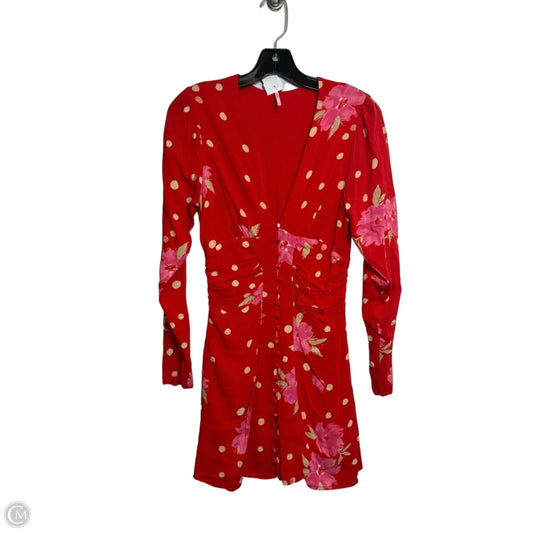 Dress Casual Short By Free People In Red, Size: Xs