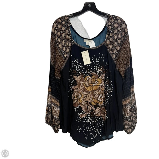 Top Long Sleeve By Clothes Mentor In Multi-colored, Size: 18