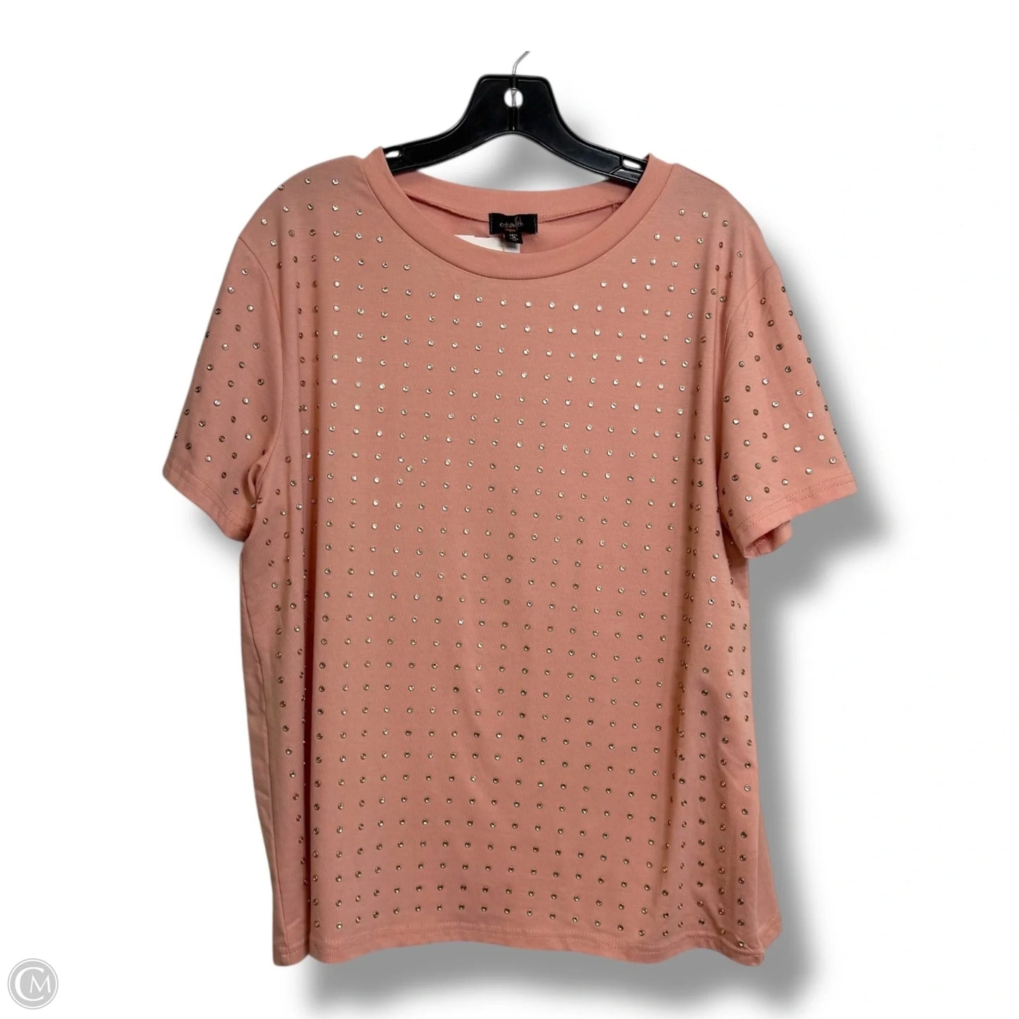 Top Short Sleeve Basic By Clothes Mentor In Pink, Size: Xl