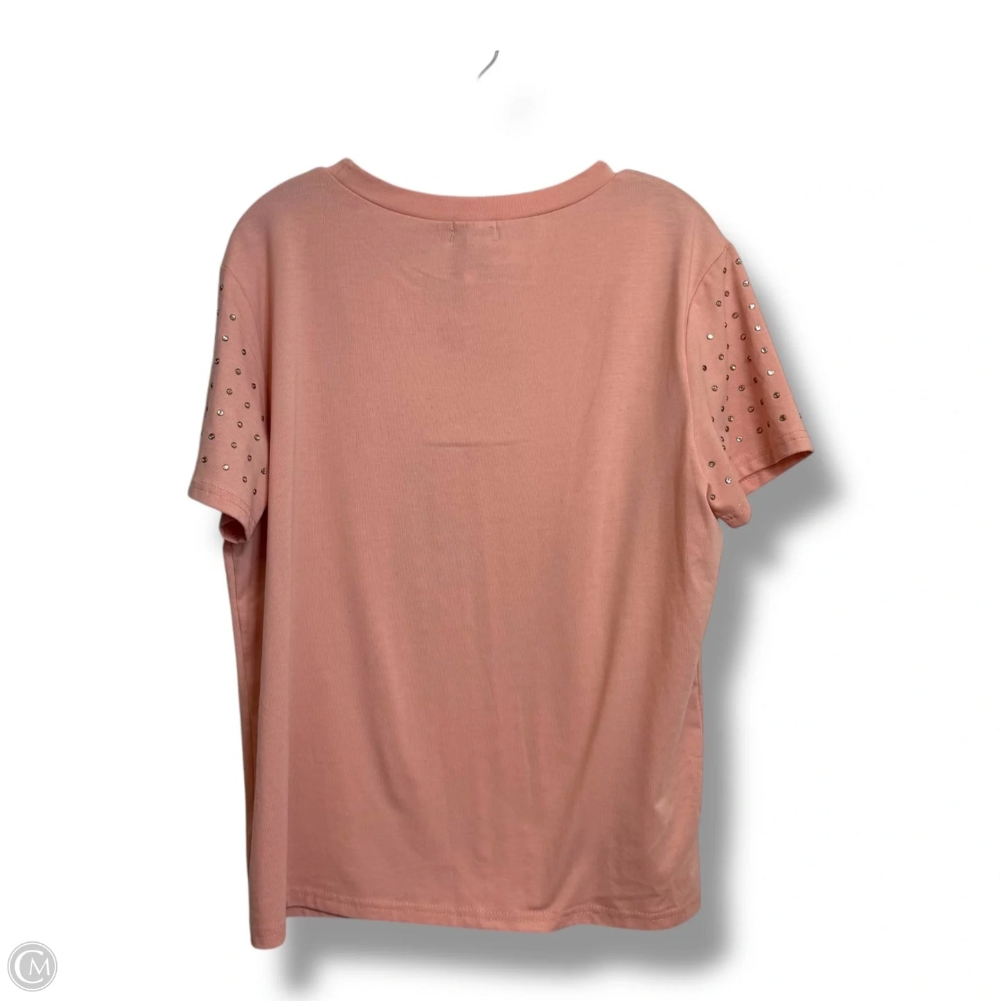 Top Short Sleeve Basic By Clothes Mentor In Pink, Size: Xl