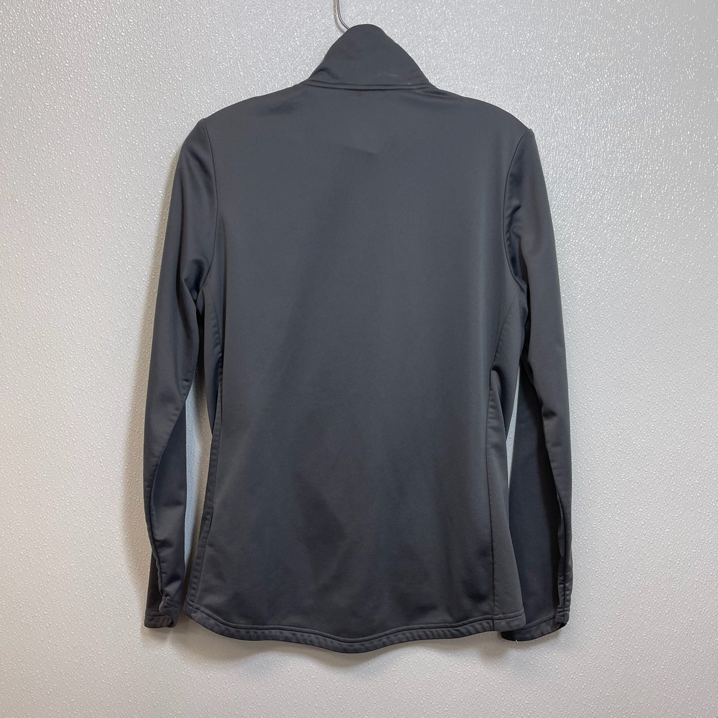 Athletic Jacket By Nike Apparel In Grey, Size: S