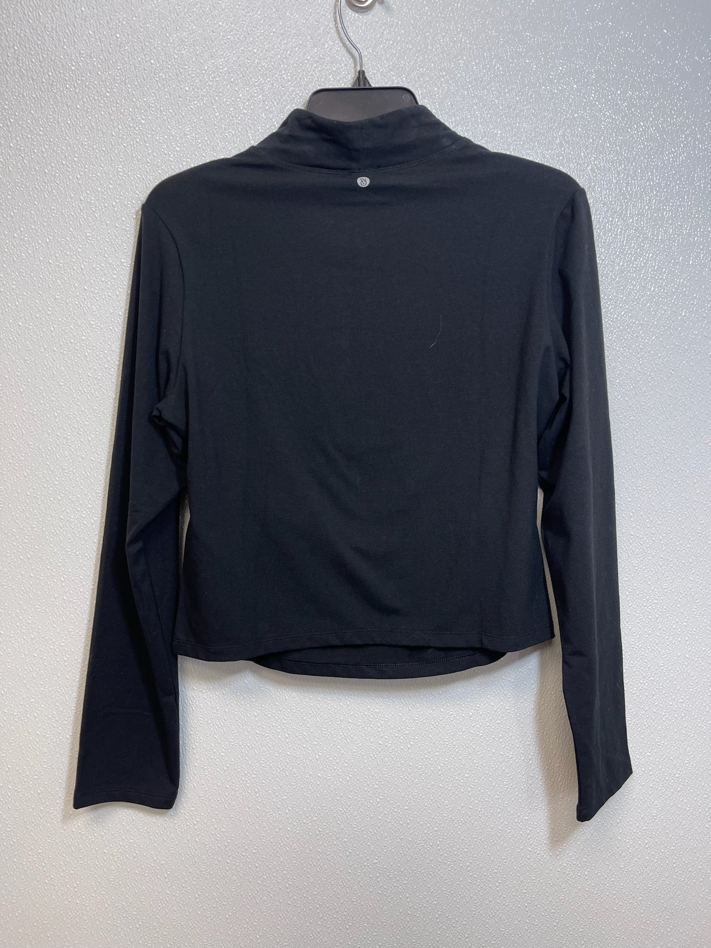 Athletic Top Long Sleeve Collar By Victorias Secret In Black, Size: Xl