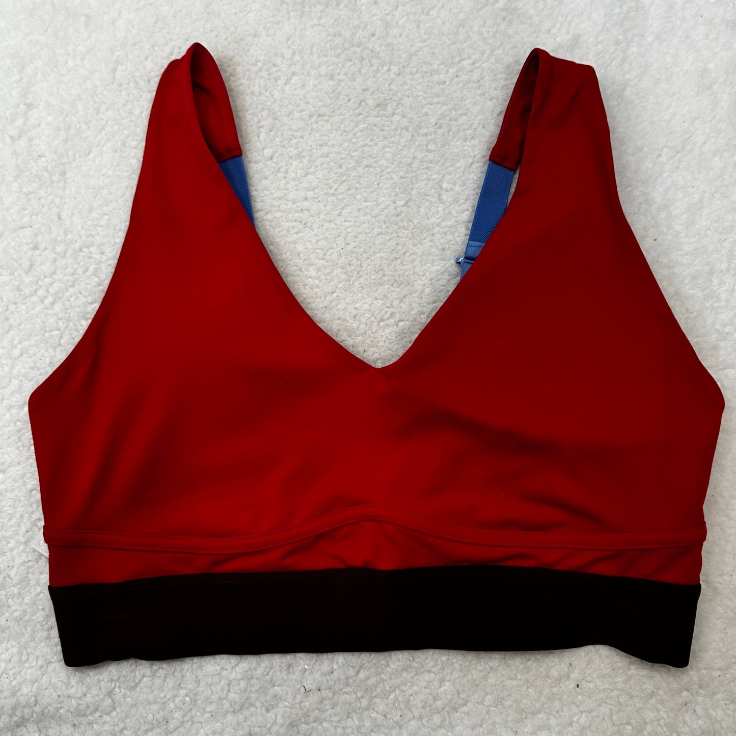 Red Athletic Bra Fabletics, Size Xl