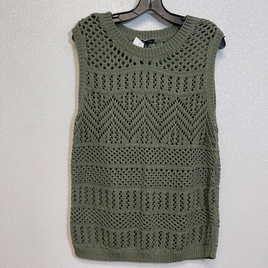 Olive Top Sleeveless Talbots O, Size M