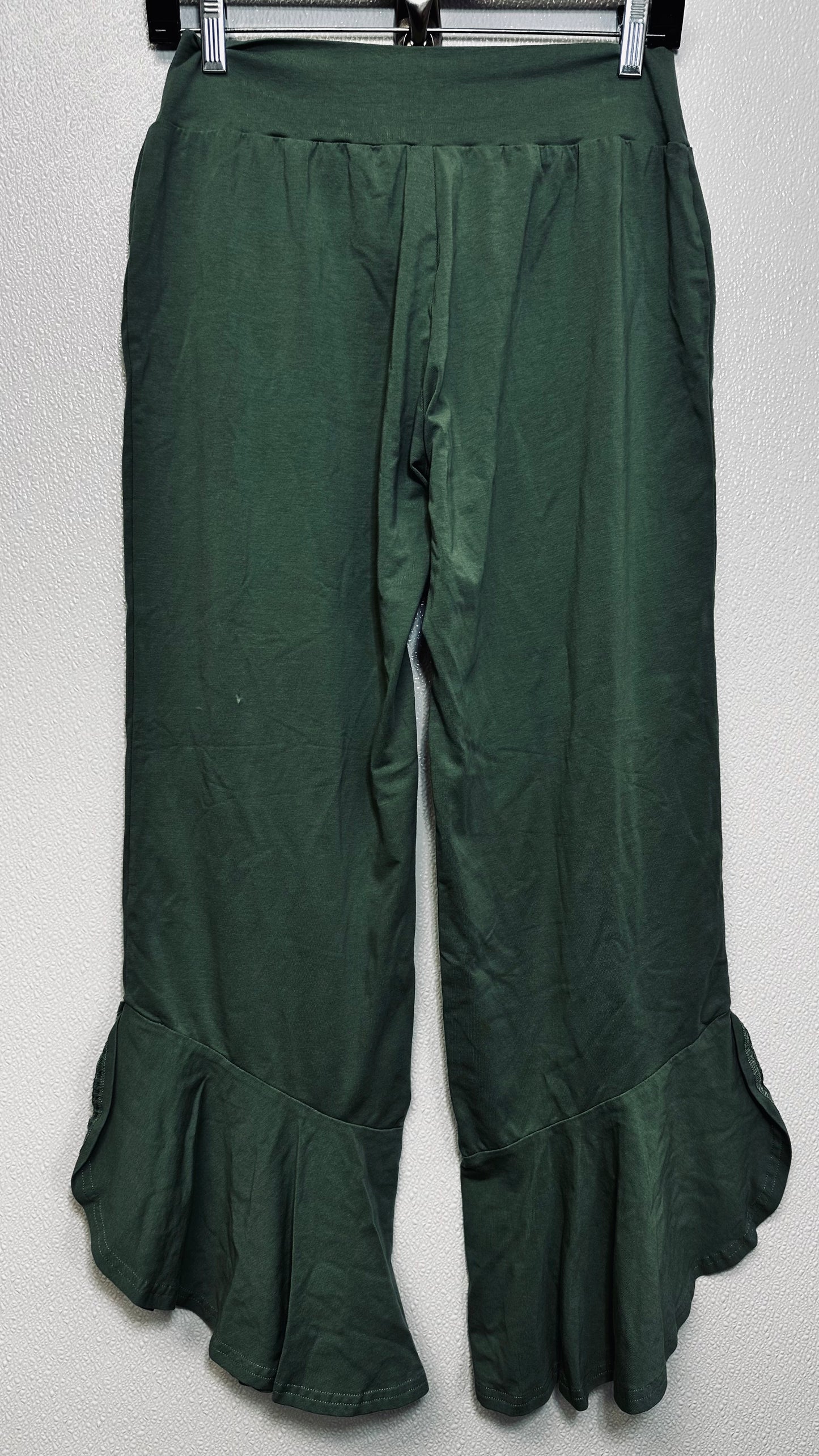 Green Pants Palazzo Matilda Jane, Size M