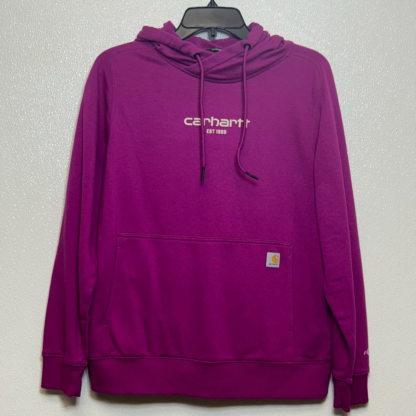 Magenta Sweatshirt Hoodie Carhart, Size M