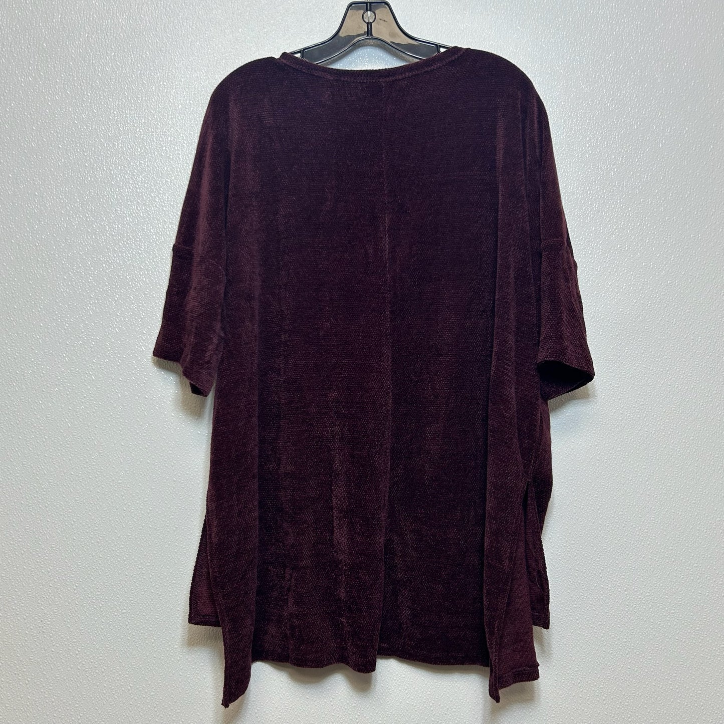 Plum Top Short Sleeve Oddi, Size Os