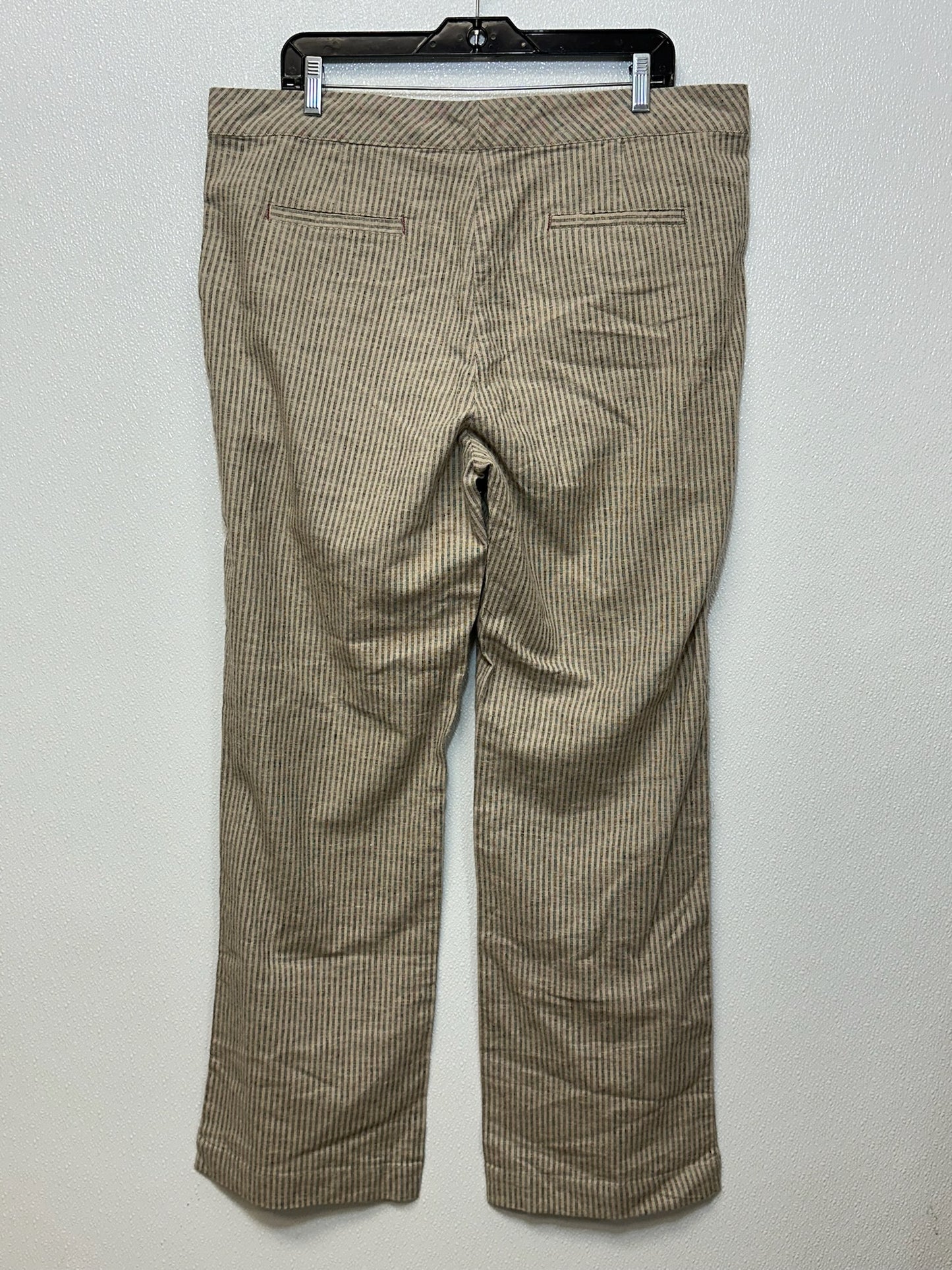 Striped Pants Linen Sundance, Size 16