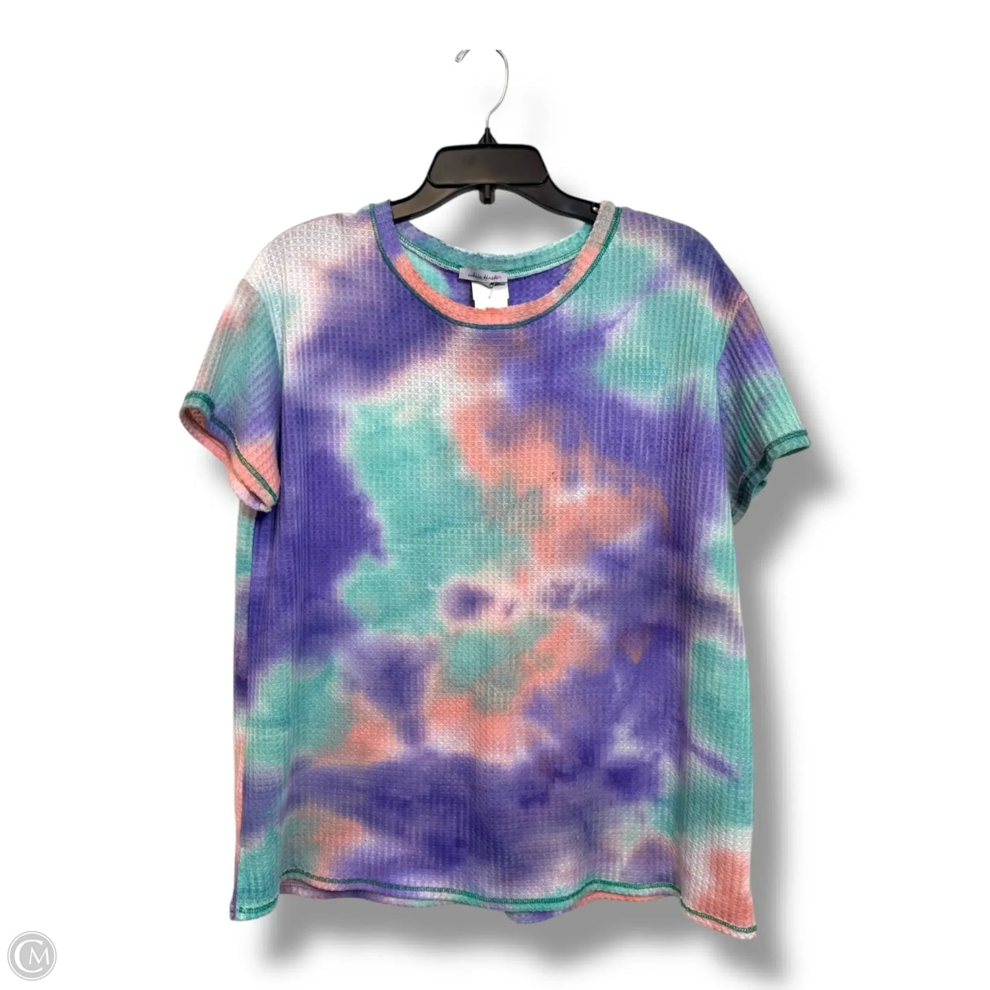 Top Short Sleeve By White Birch In Tie Dye, Size: Xl