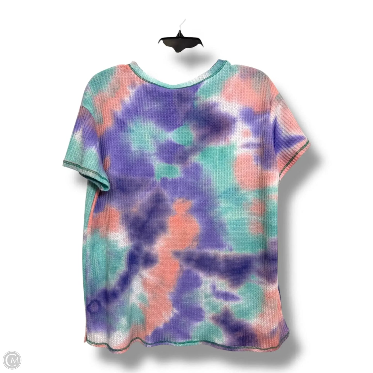Top Short Sleeve By White Birch In Tie Dye, Size: Xl