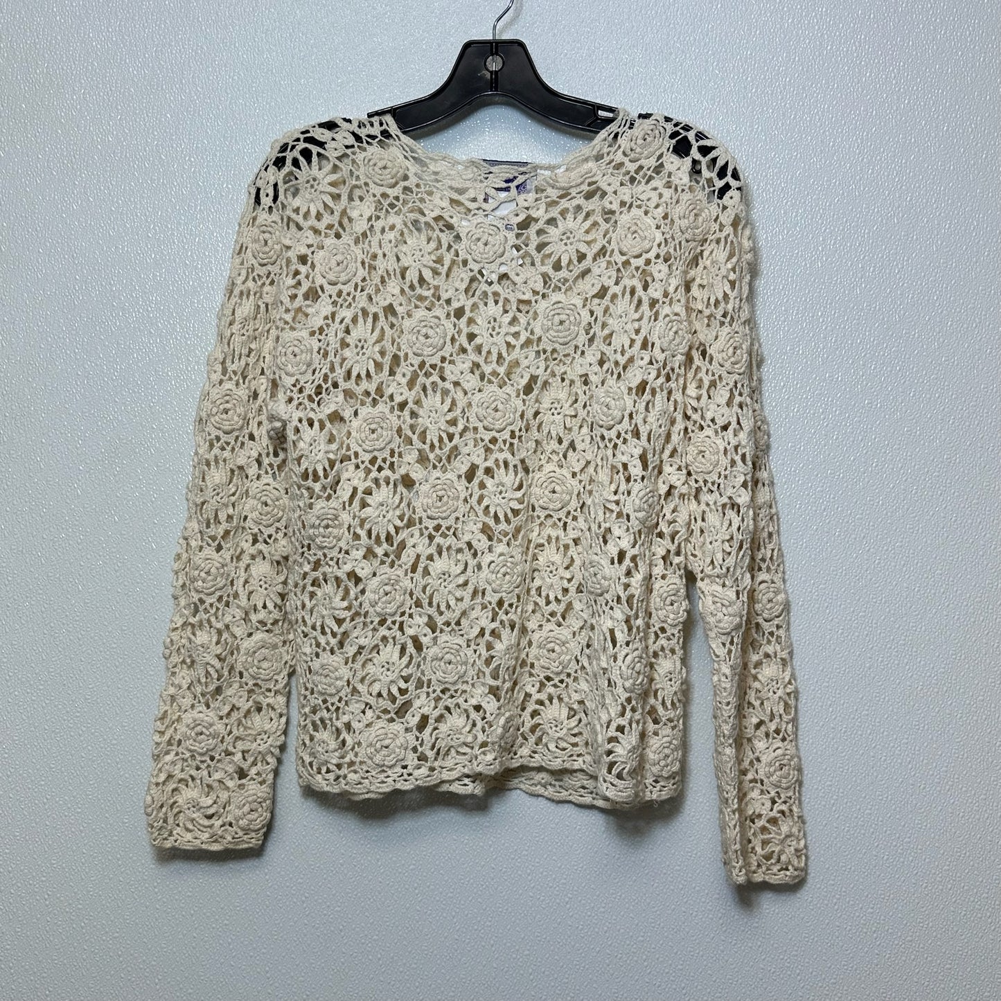 Cream Sweater ELIZABETH JORDAN, Size L